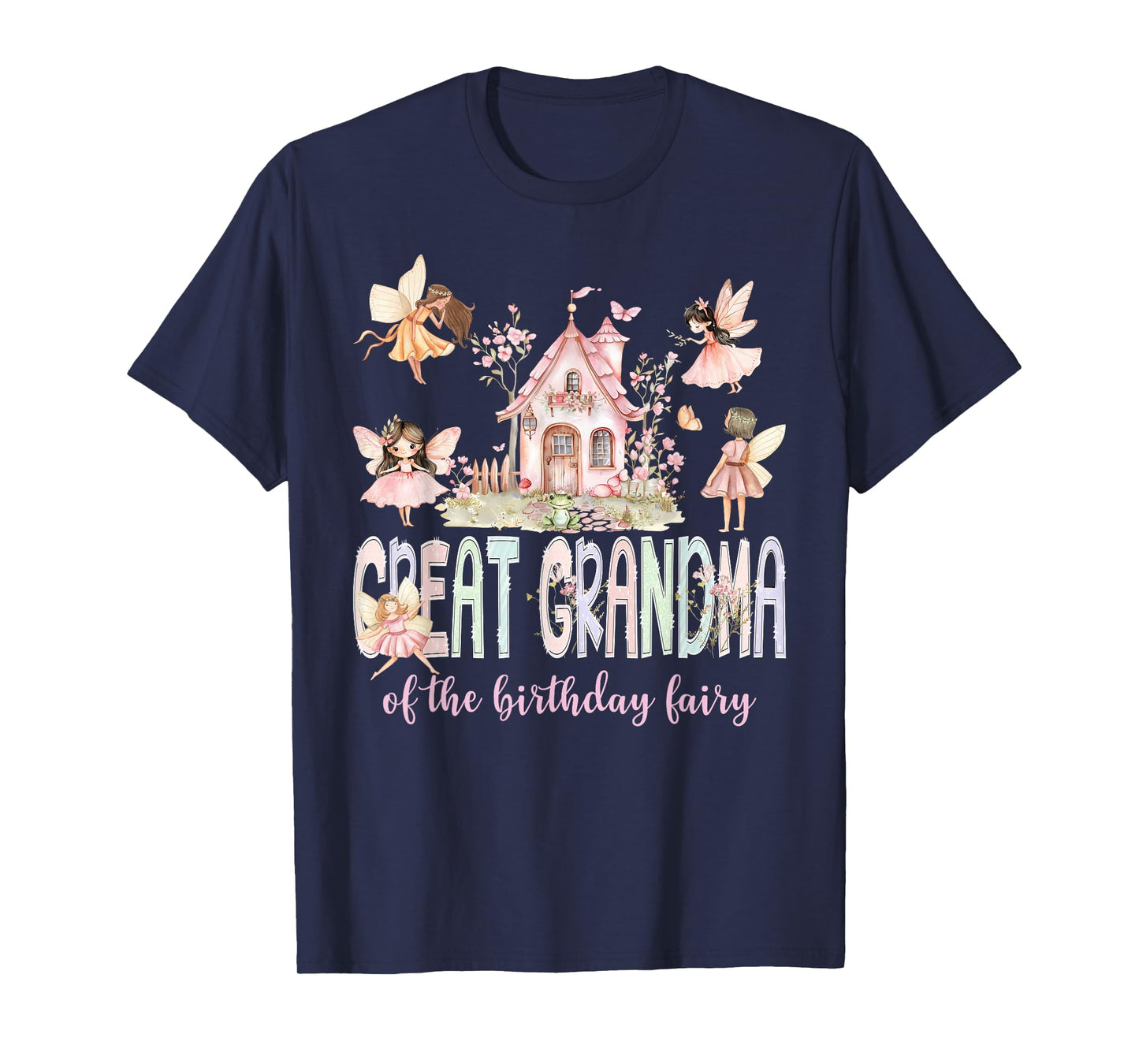 Great Grandma of The Birthday Fairy Girl Magical Matching T-Shirt