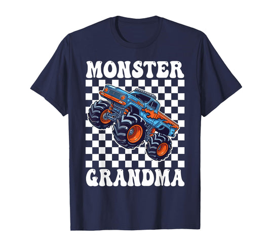 Monster Truck Grandma Family Matching Monster Trucks T-Shirt