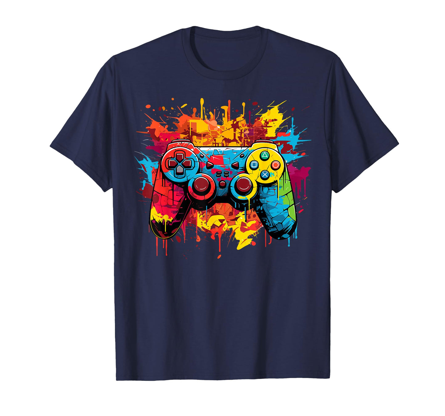 Gamer Graphic Video Game Playing Lover Gaming Geek Boys Men T-Shirt