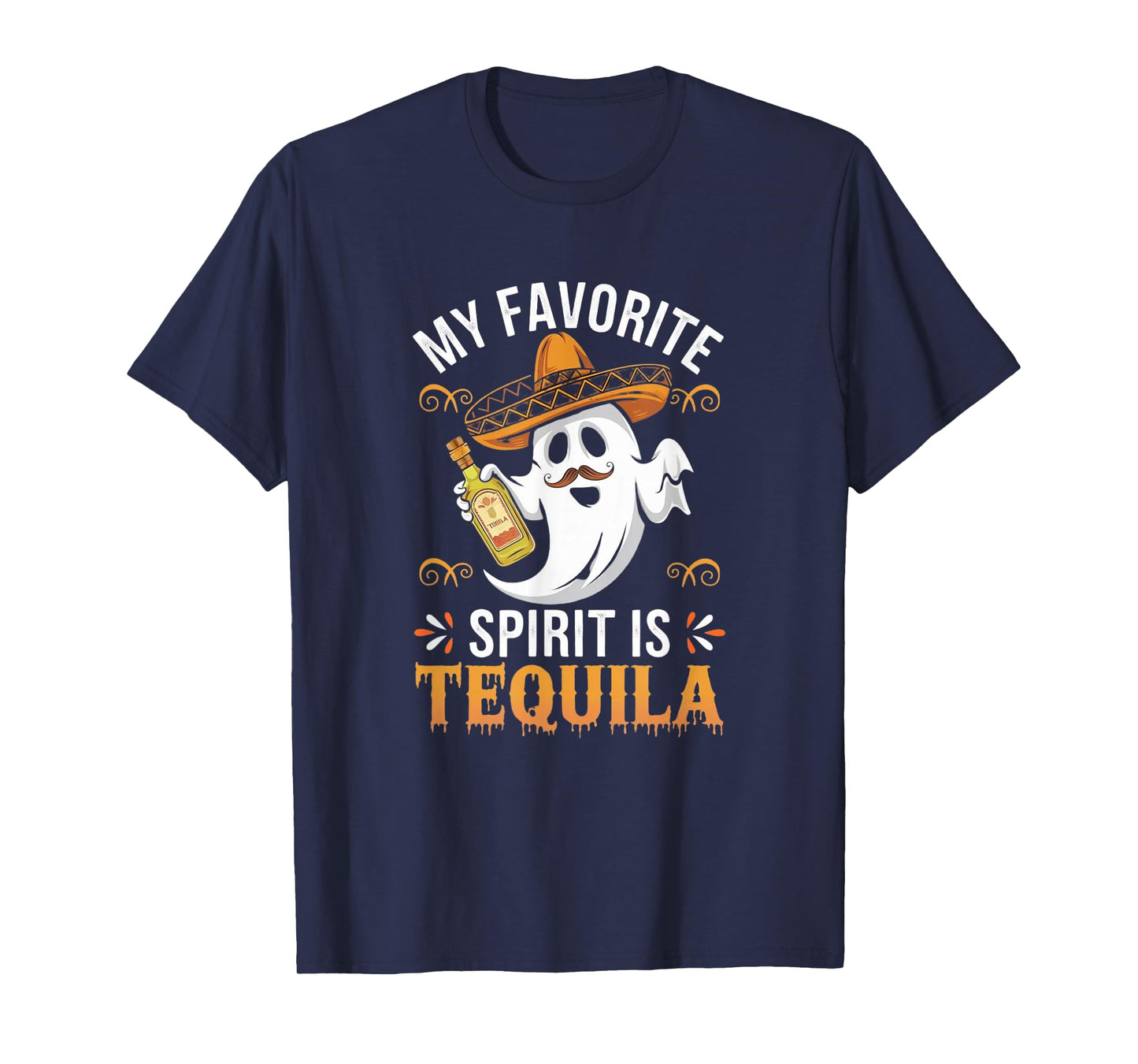 My Favorite Spirit Tequila Funny Halloween T-Shirt
