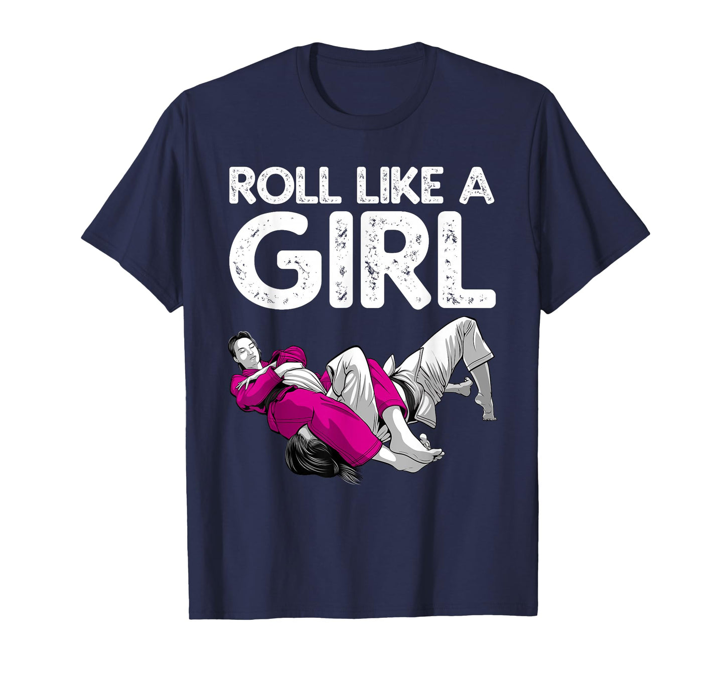 Funny Jiu Jitsu Art For Women Girls Kids Brazilian Jiu Jitsu T-Shirt
