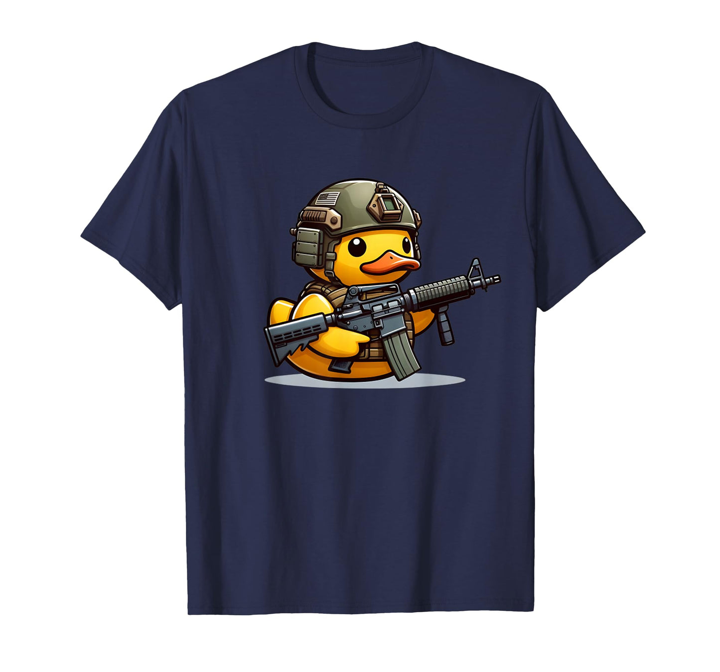 Funny Duck Tactical Rubber Duck Military Yellow Duck T-Shirt