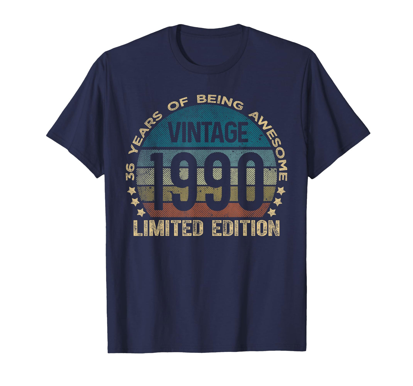 36 Year Old Gifts Vintage 1990 Limited Edition 36th Birthday T-Shirt