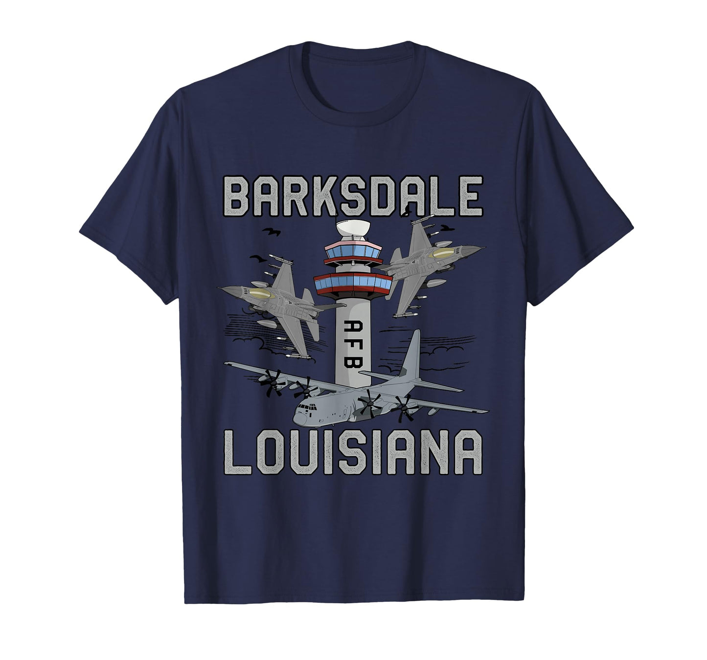 Barksdale AFB Louisiana Air Force Base Fighter Jets Vintage T-Shirt