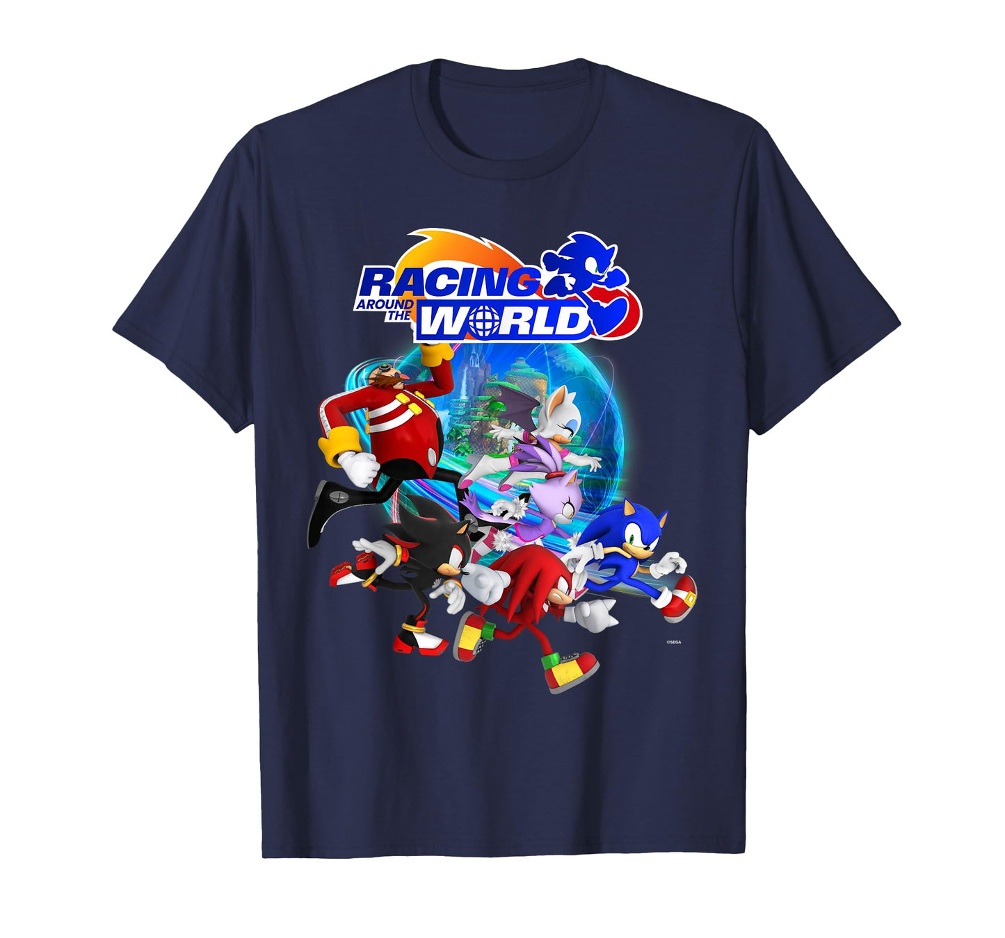 Sonic the Hedgehog - Racing Around the World Group T-Shirt