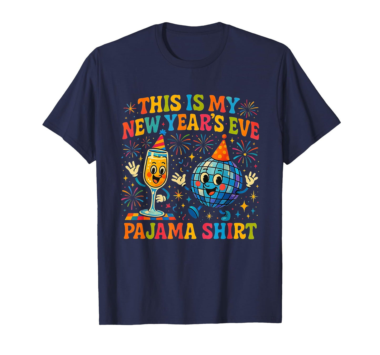 This is My New Year’s Eve Pajama Funny Retro Gift T-Shirt