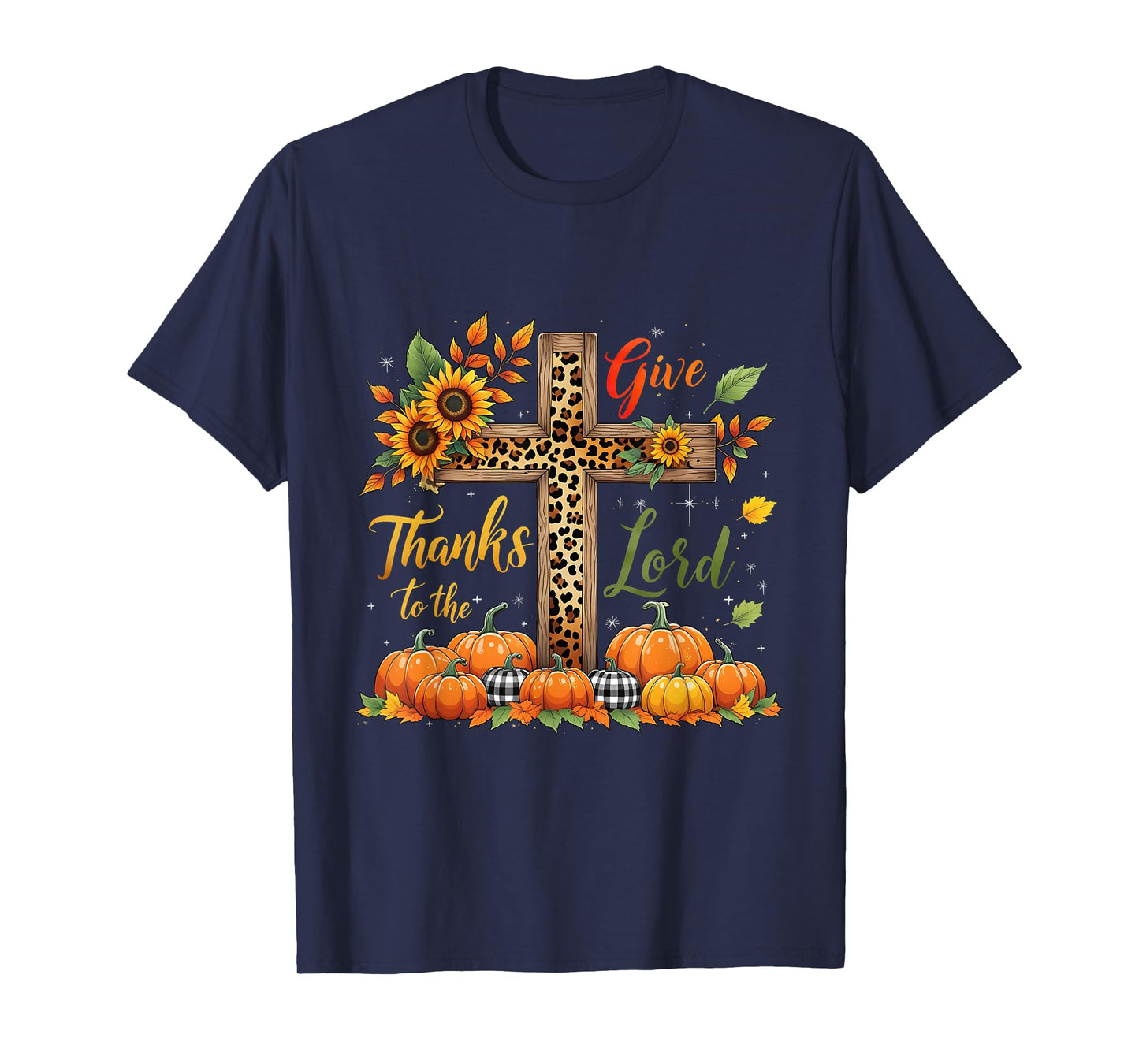Give Thanks Fall Pumpkin Thanksgiving Coquette to The Lord T-Shirt