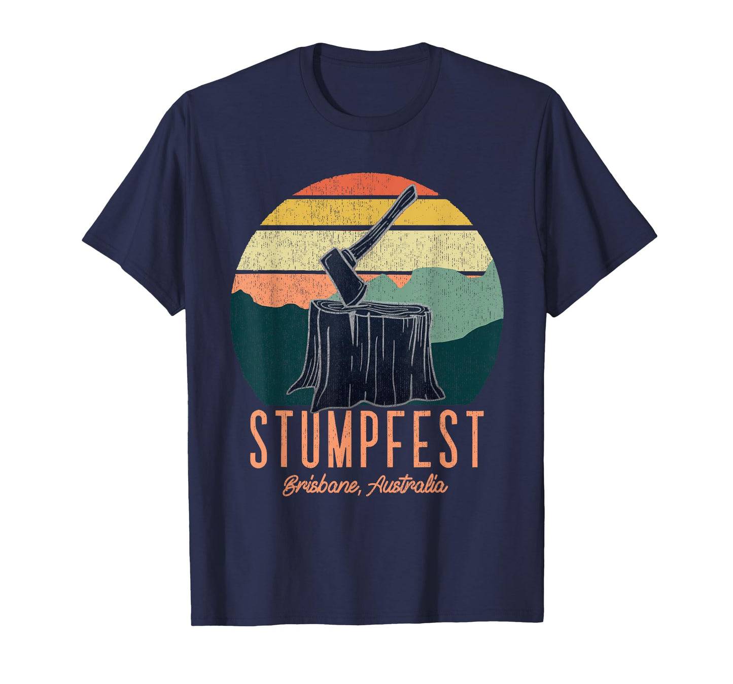 Vintage Funny Stumpfest 2024 Brisbane Get Sweaty T-Shirt