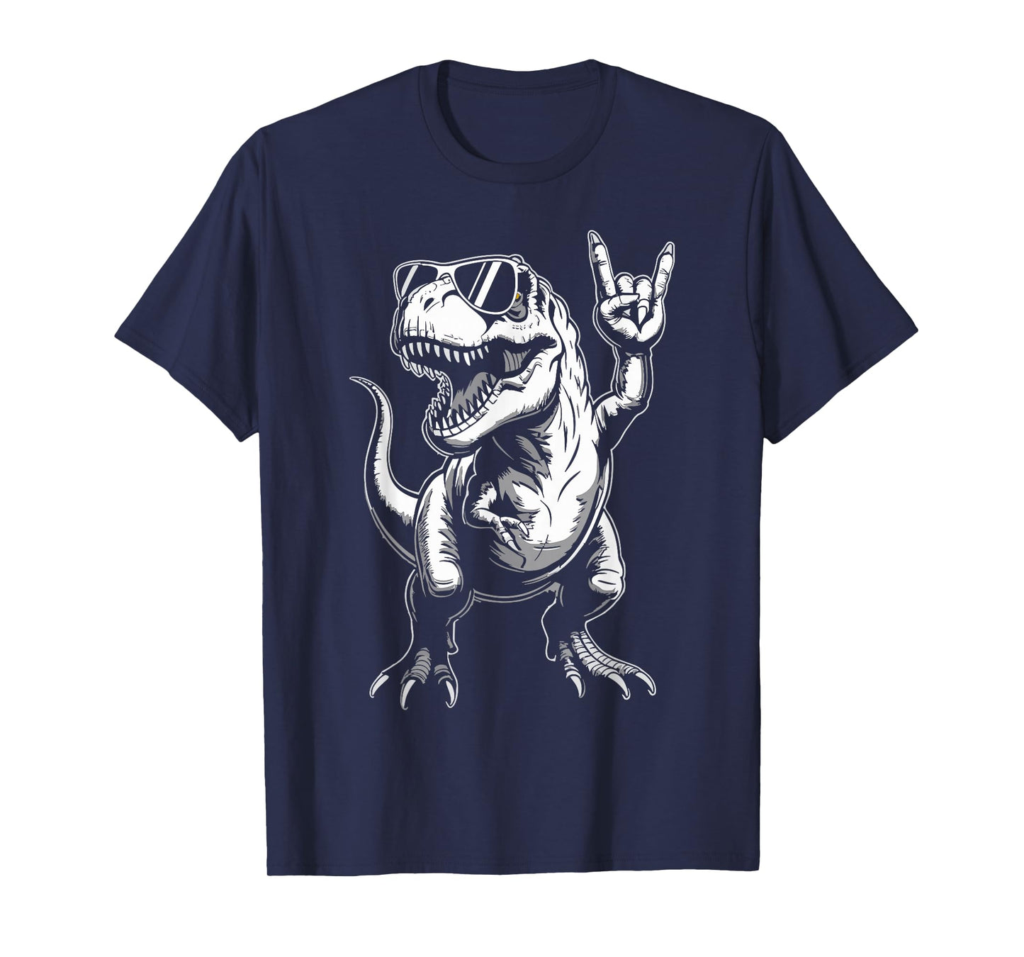 Funny Dinosaur Rock Music T-Rex Tyrannosaurus Rex Children T-Shirt