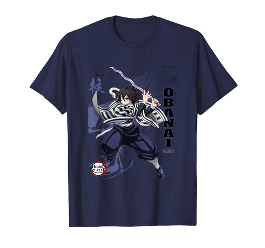 Demon Slayer: Infinty Castle Obanai Serpent Hashira Motion T-Shirt