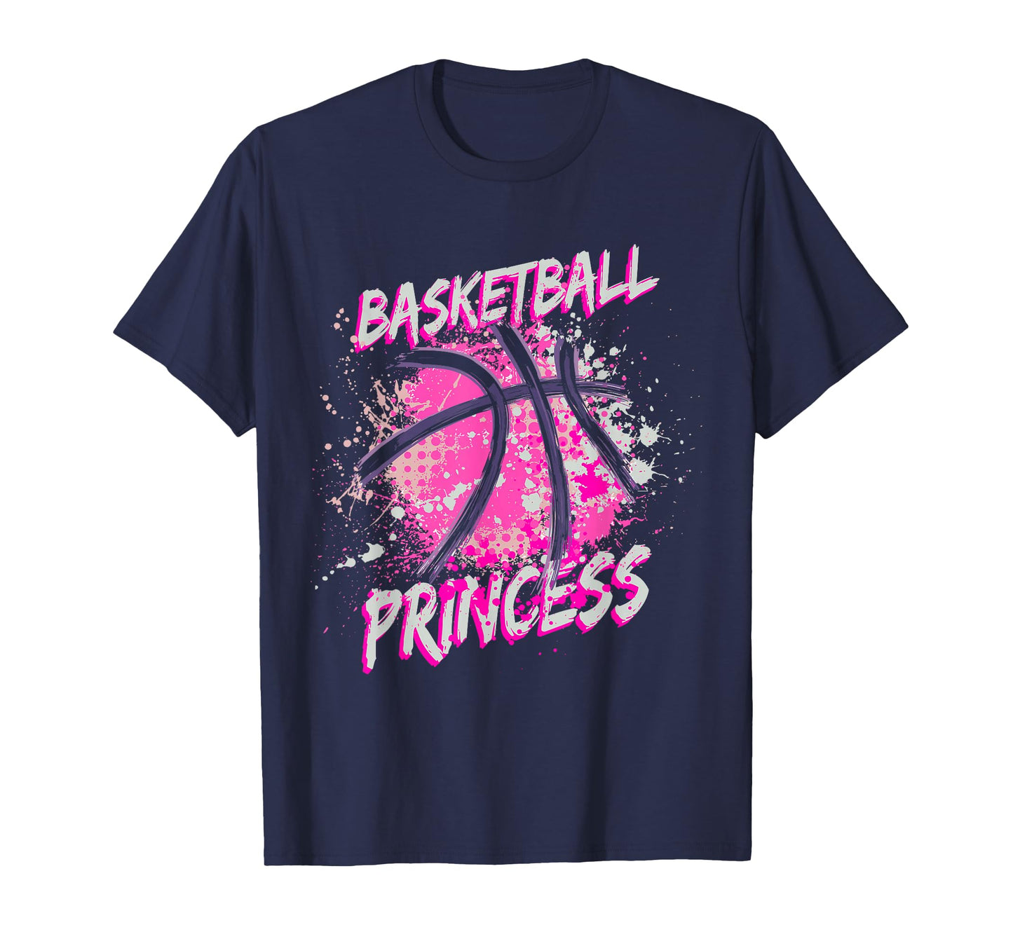 Girls Basketball Princess T-Shirt