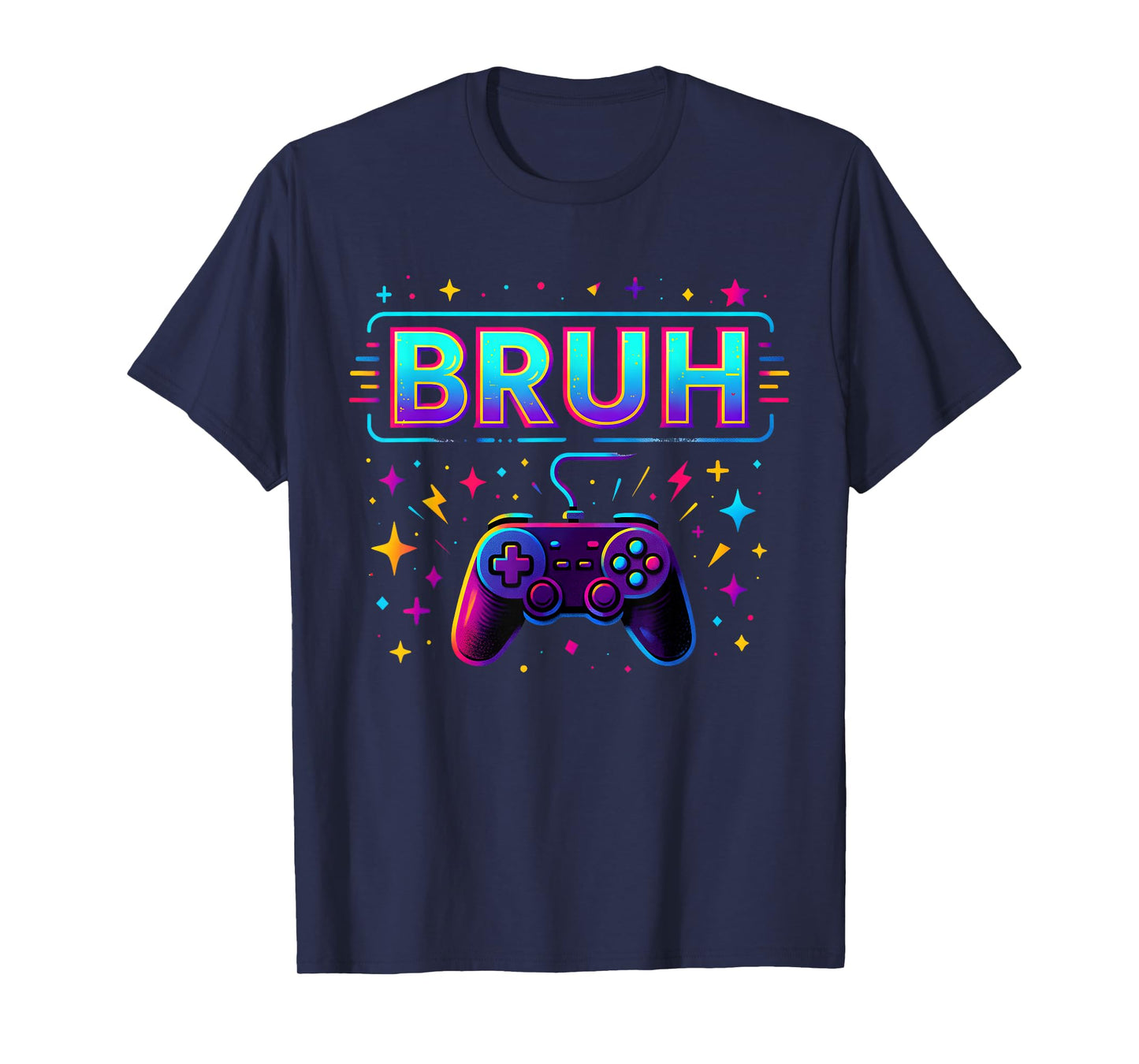 Gamer Bruh Video Game Funny Birthday Gaming Teen Boys Kids T-Shirt