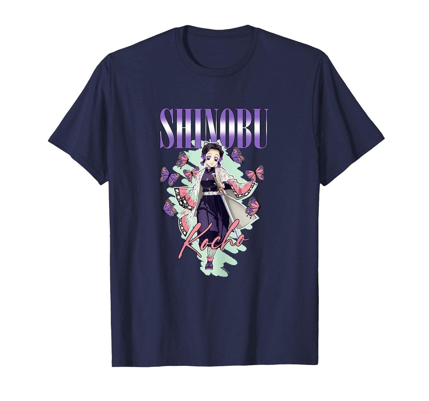 Demon Slayer: Kimetsu no Yaiba Shinobu Kocho Butterfly Haori T-Shirt