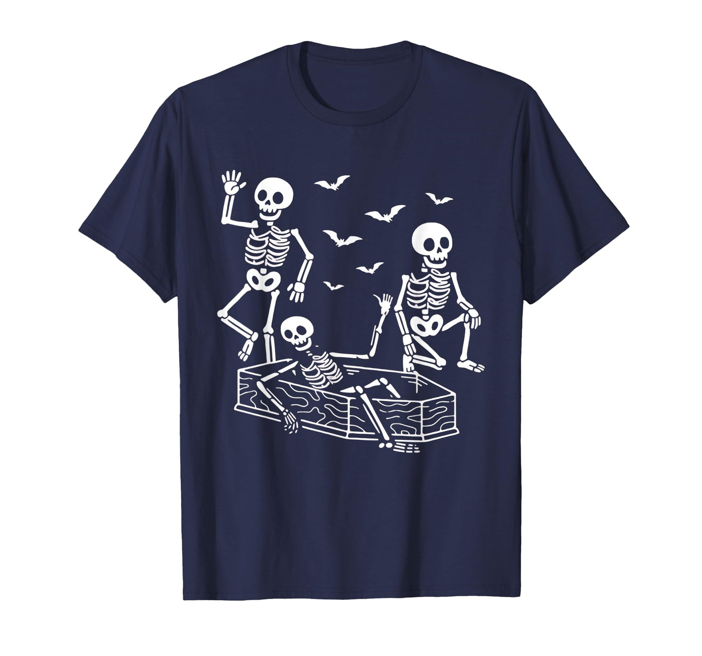 Funny Dancing Skeletons Cartoon Halloween Anti T.R.U.M.P T-Shirt