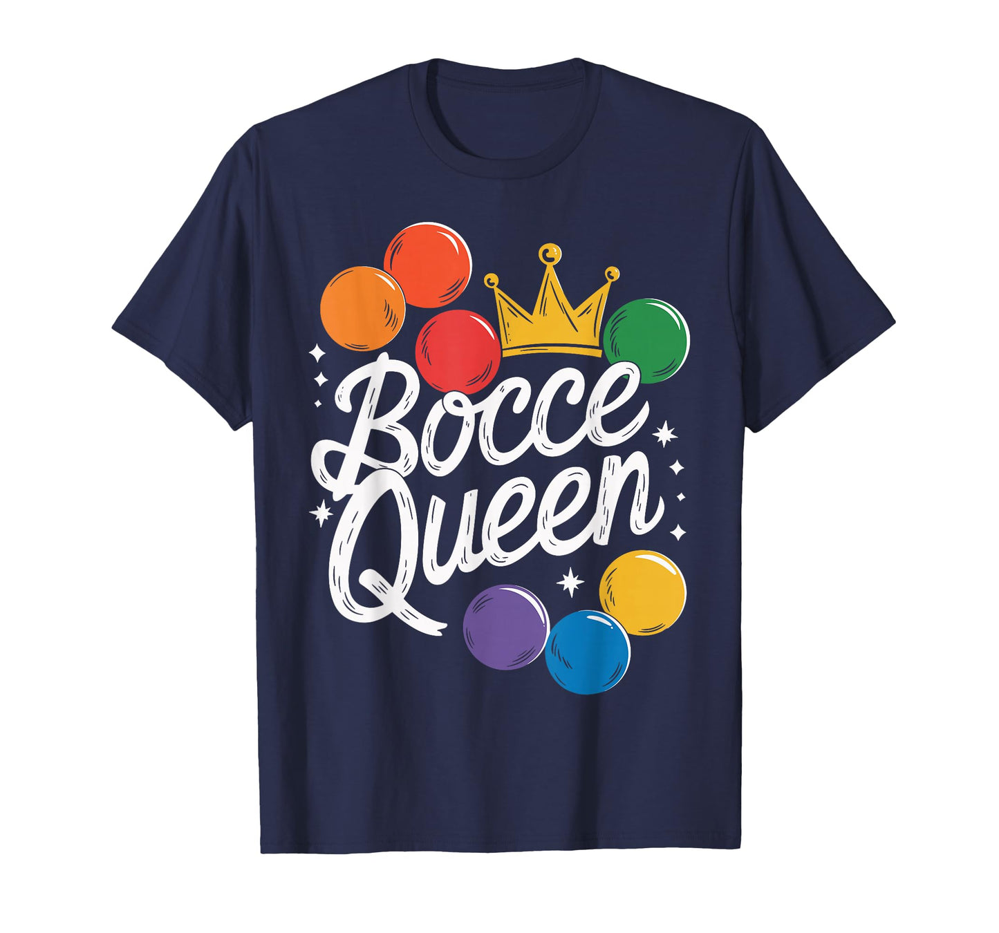 Bocce Queen Funny Bocce Ball T-Shirt