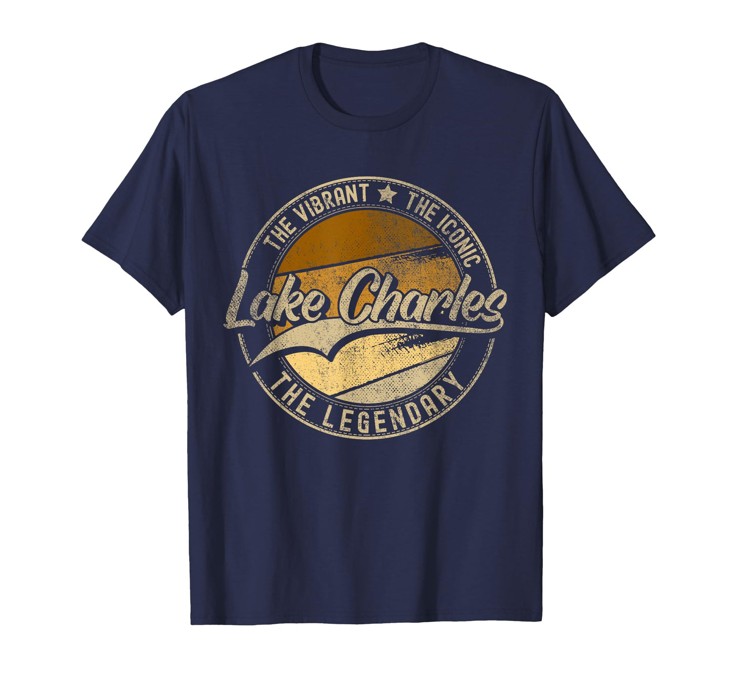 Lake Charles LA | Louisiana | Vintage Distressed T-Shirt