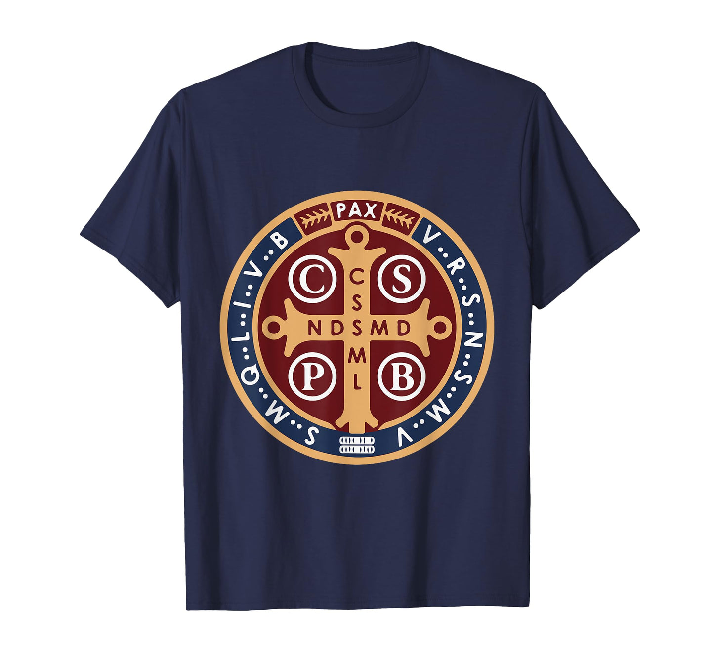 Spiritual Religious Christian Catholic St Benedict T-Shirt T-Shirt