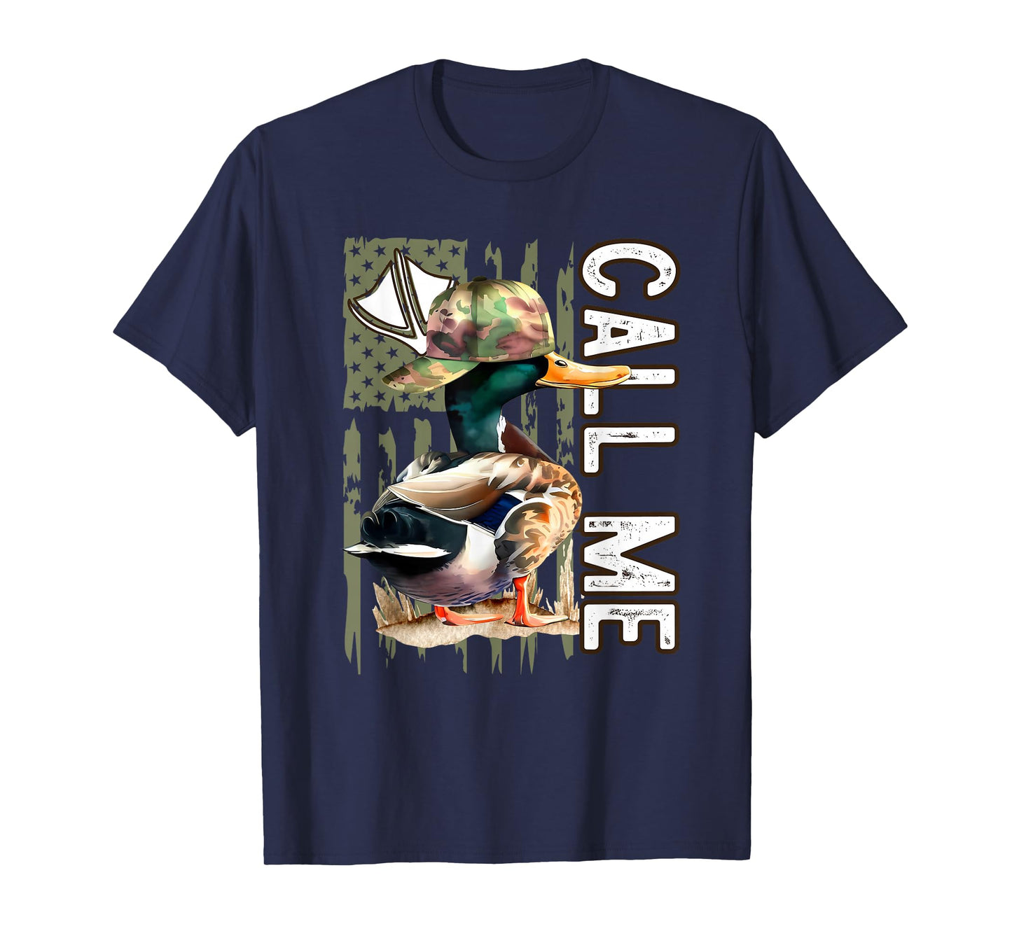 Call Me Mallard Duck Hunter Hunting Season Cute Duck Hunting T-Shirt
