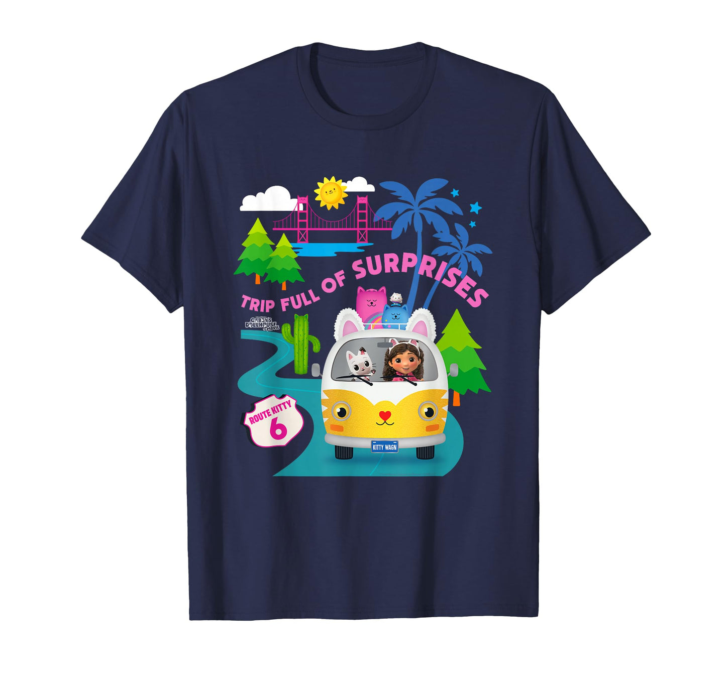 DreamWorks Gabby's Dollhouse The Movie Full of Surprises T-Shirt