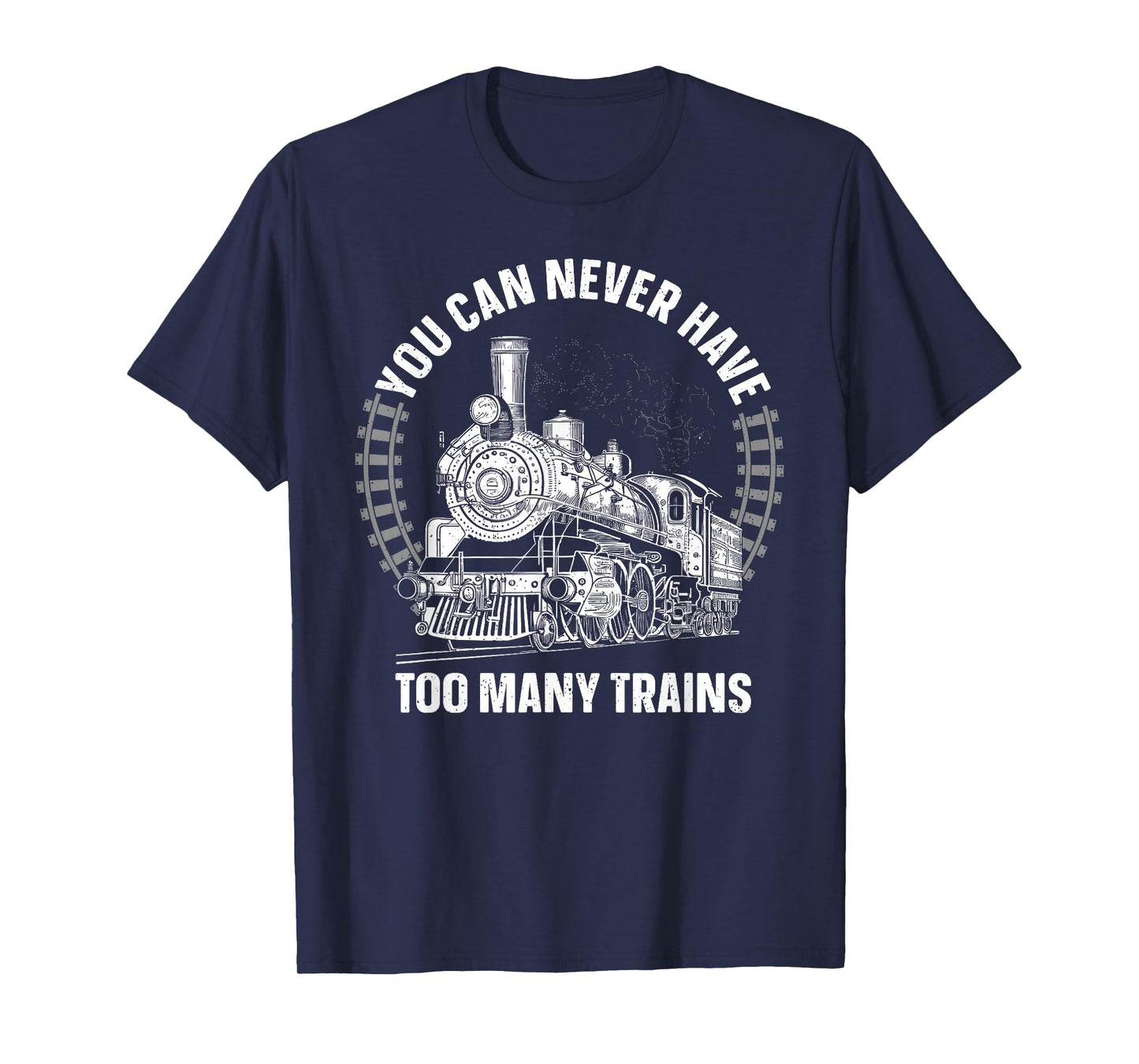 Train Art For Men Women Kids Railroad Model Train Collector T-Shirt