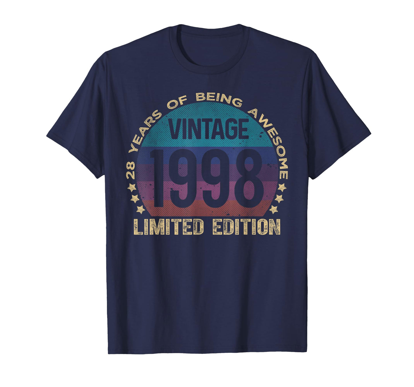 28 Year Old Gifts Vintage 1998 Limited Edition 28th Birthday T-Shirt