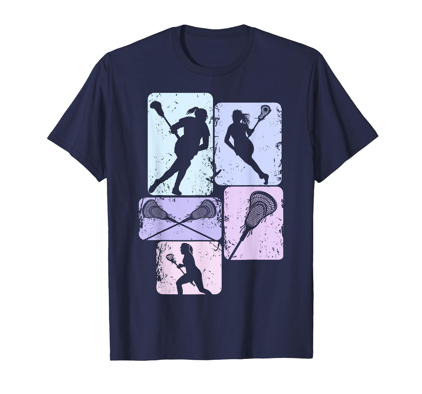 Lacrosse Girls Women Youth Kids T-Shirt