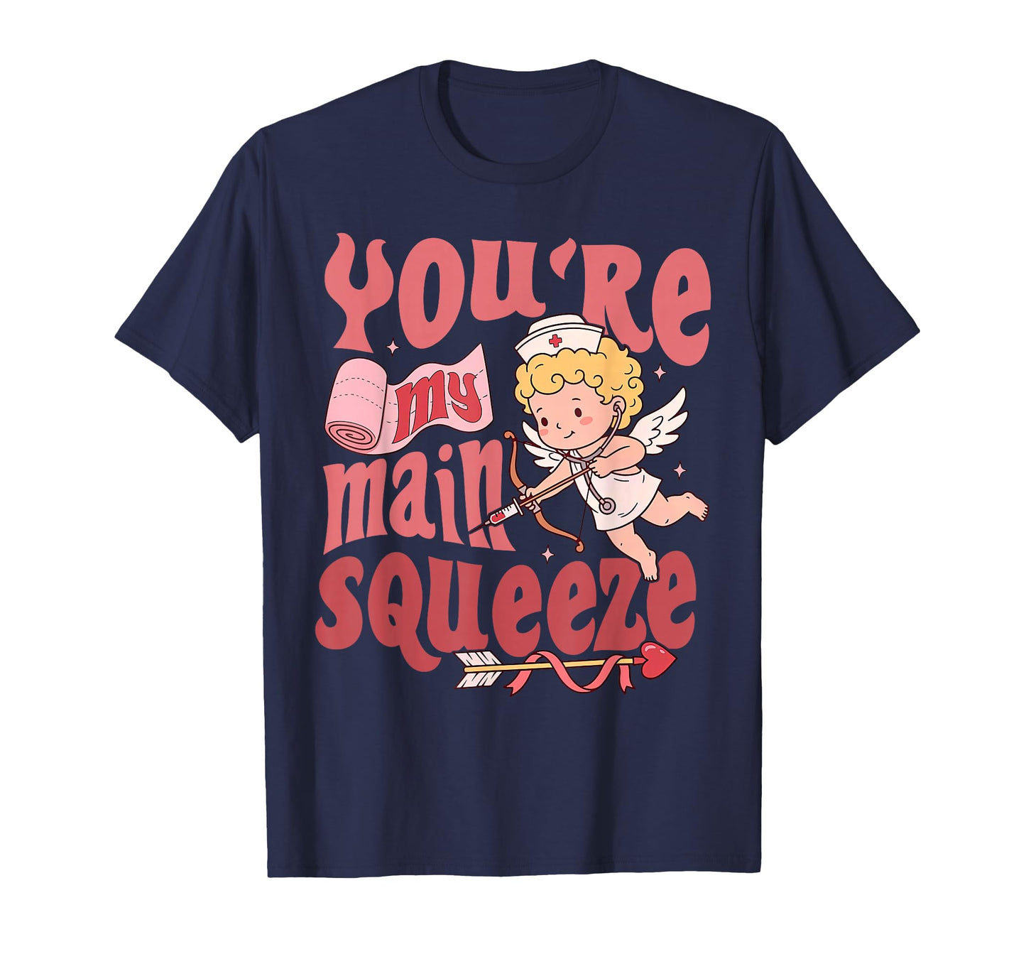 Valentines Wound Care Nurse CWCN Ostomy Nursing Medical ICU T-Shirt