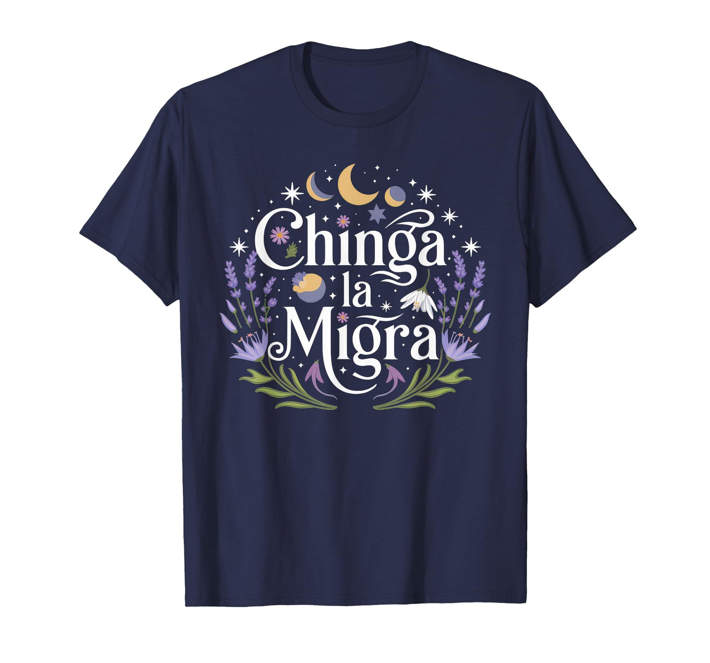 Chinga La Migra Tshirt Men Women 8645 Abolish Ice Retro T-Shirt