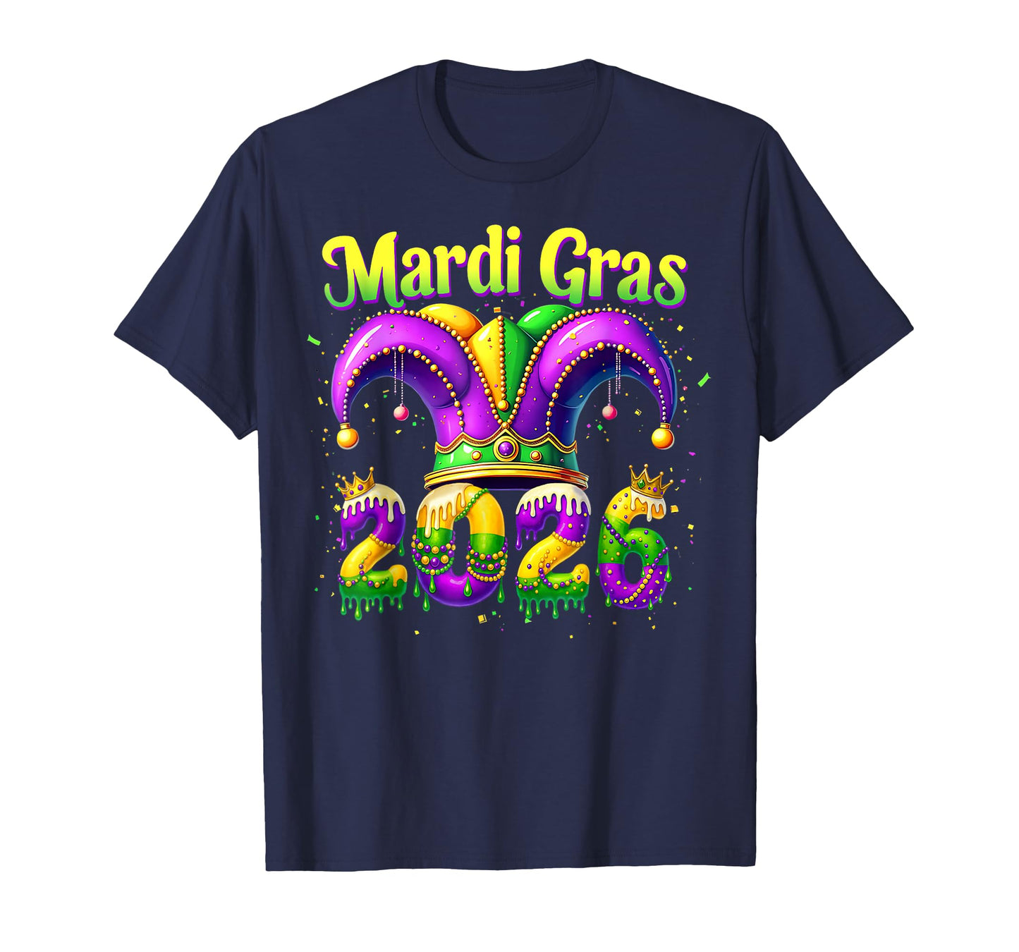 Mardi Gras 2026 Outfits for Men Women T-Shirt