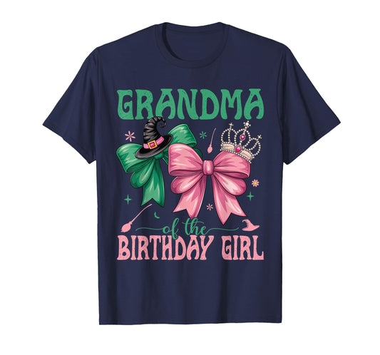 Grandma of The Birthday Girl Matching Witch Family Bday Part T-Shirt
