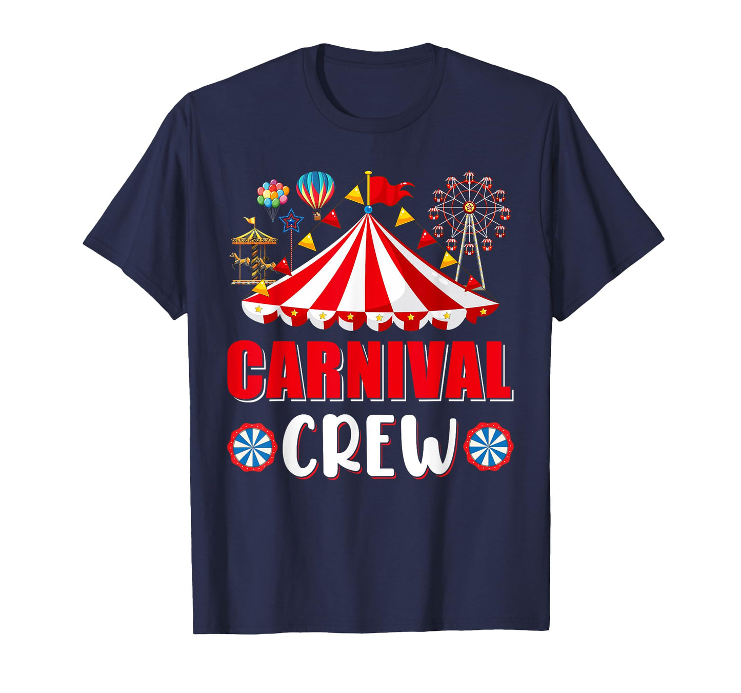 Carnival Crew Funny Circus Staff Costume Circus Theme Party T-Shirt