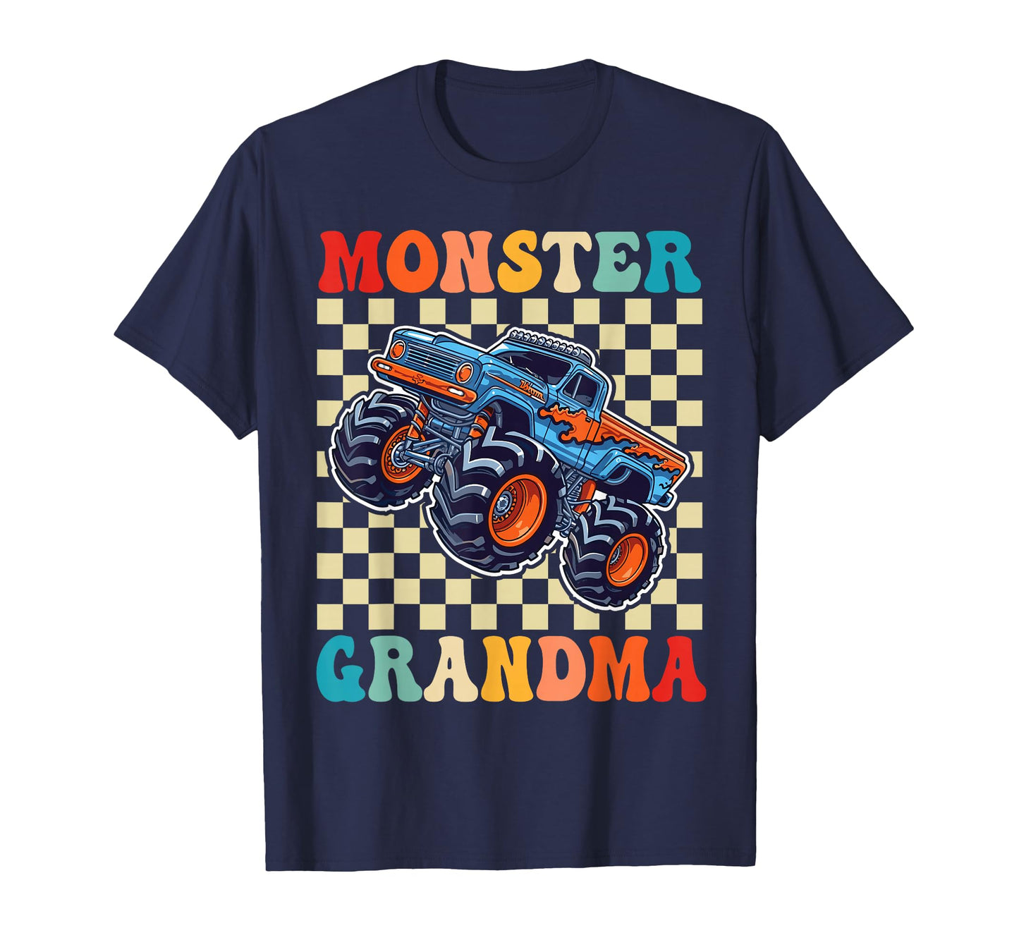 Monster Truck Grandma Family Matching Monster Trucks T-Shirt