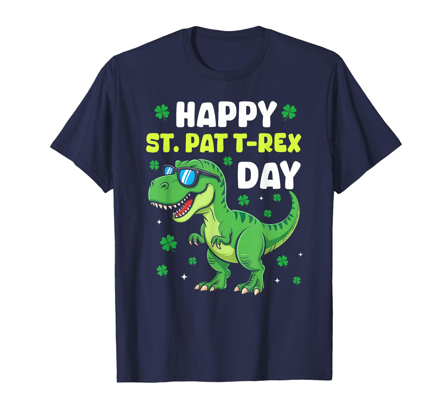 Happy St Pat-Rex Dinosaur Saint Patrick's Day for Boys Kids T-Shirt