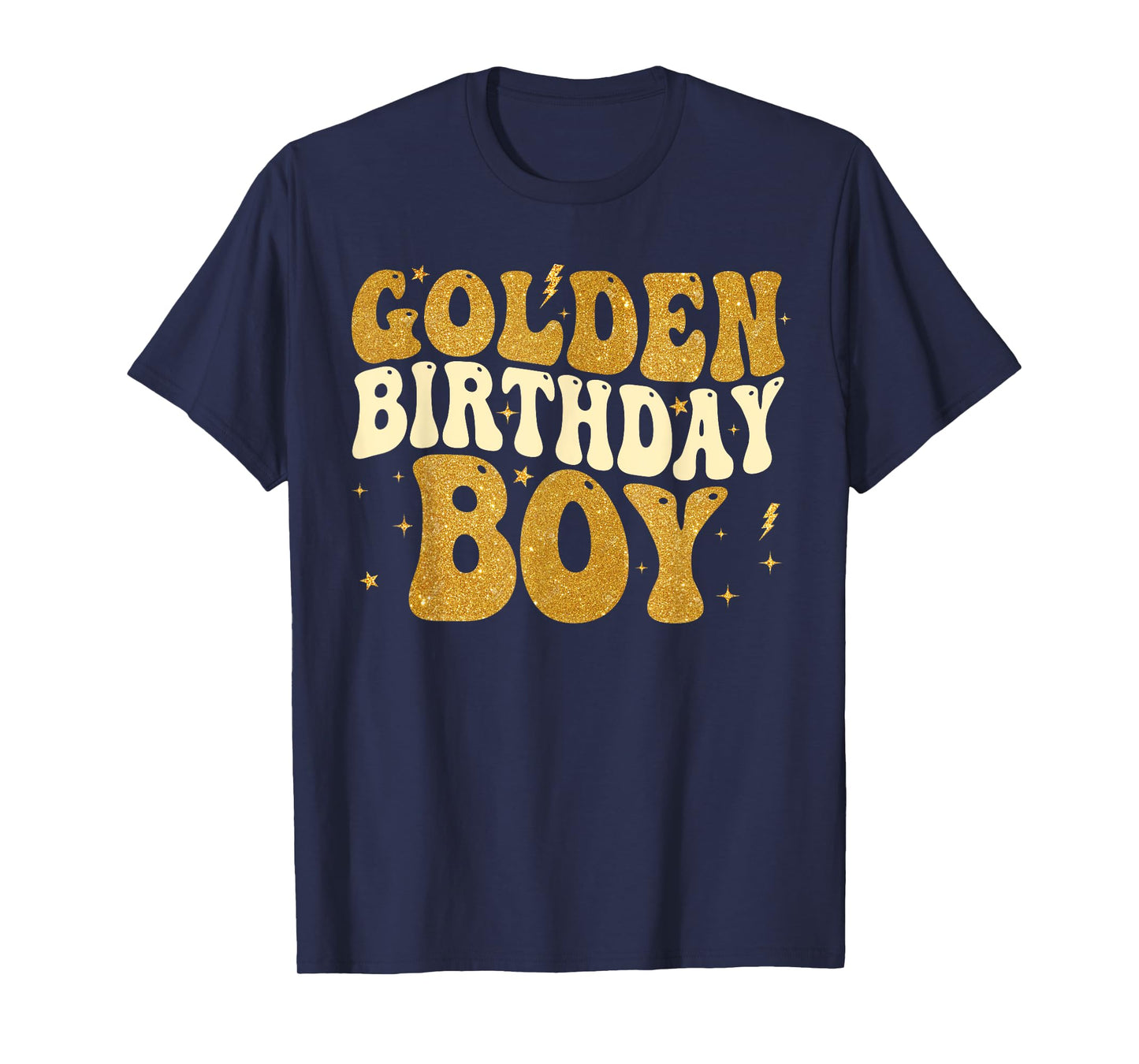 Funny Golden Birthday Boy Bday Toddlers Birthday Party Kids T-Shirt