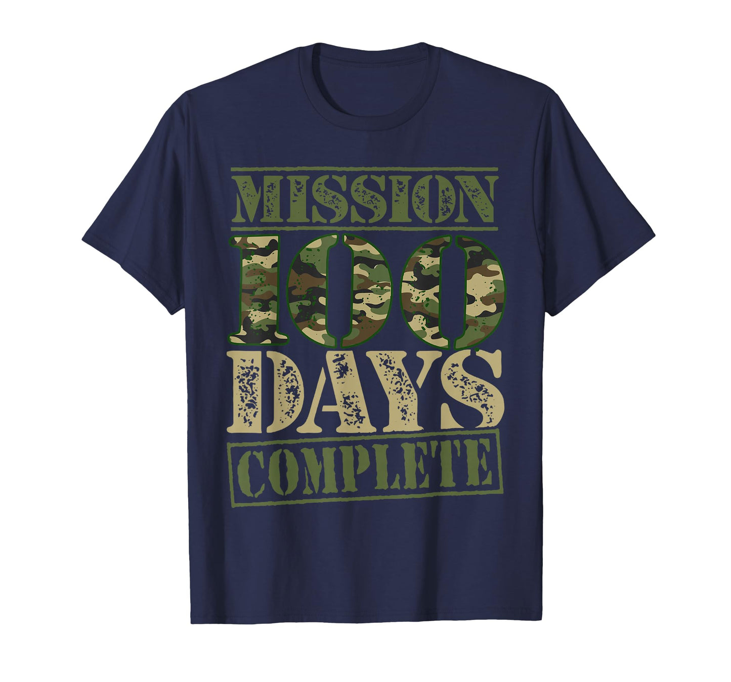 Level 100 Days of School Mission Complete Games Boys Gamer T-Shirt