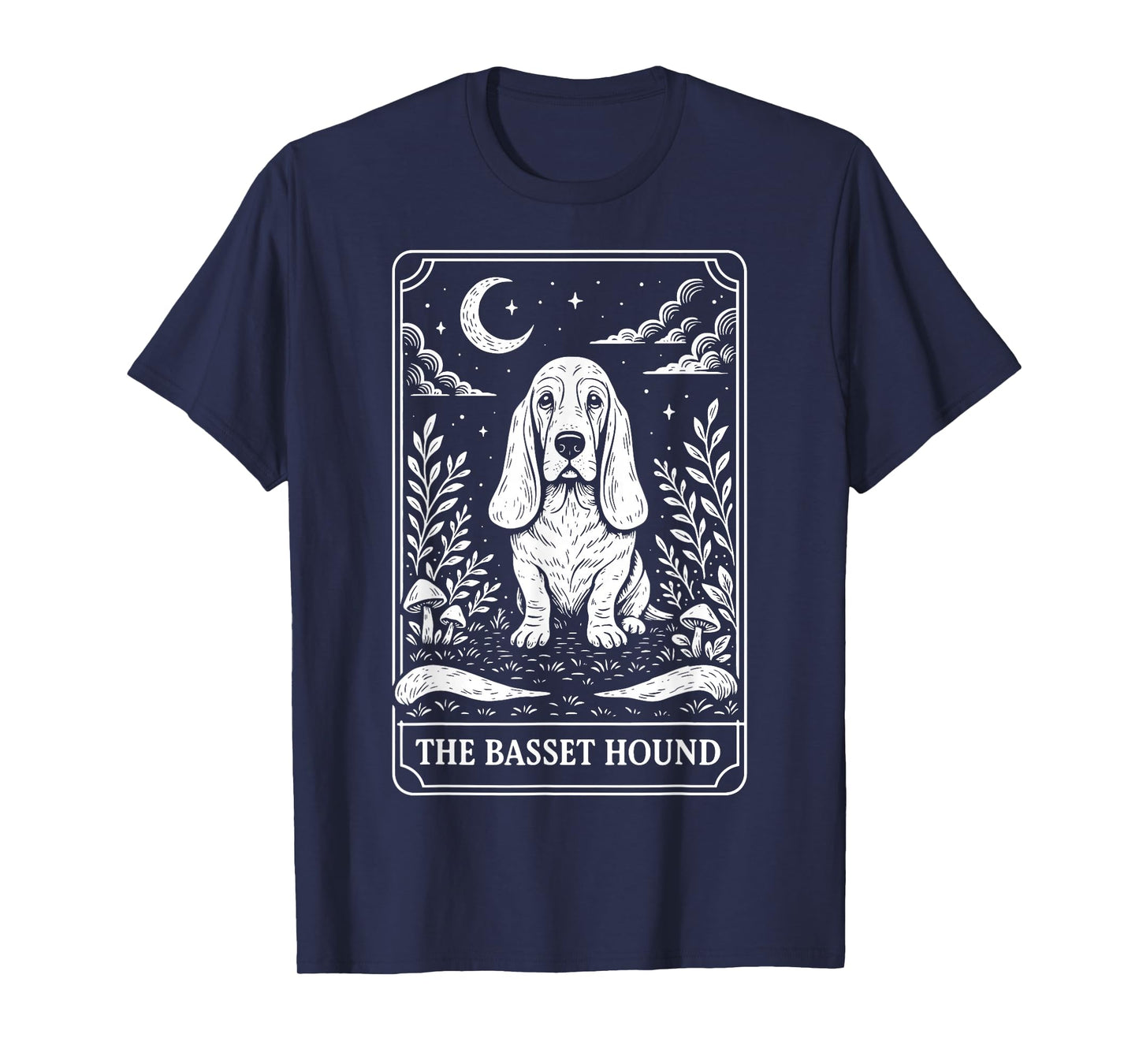 The Basset Hound Tarot Card T-Shirt