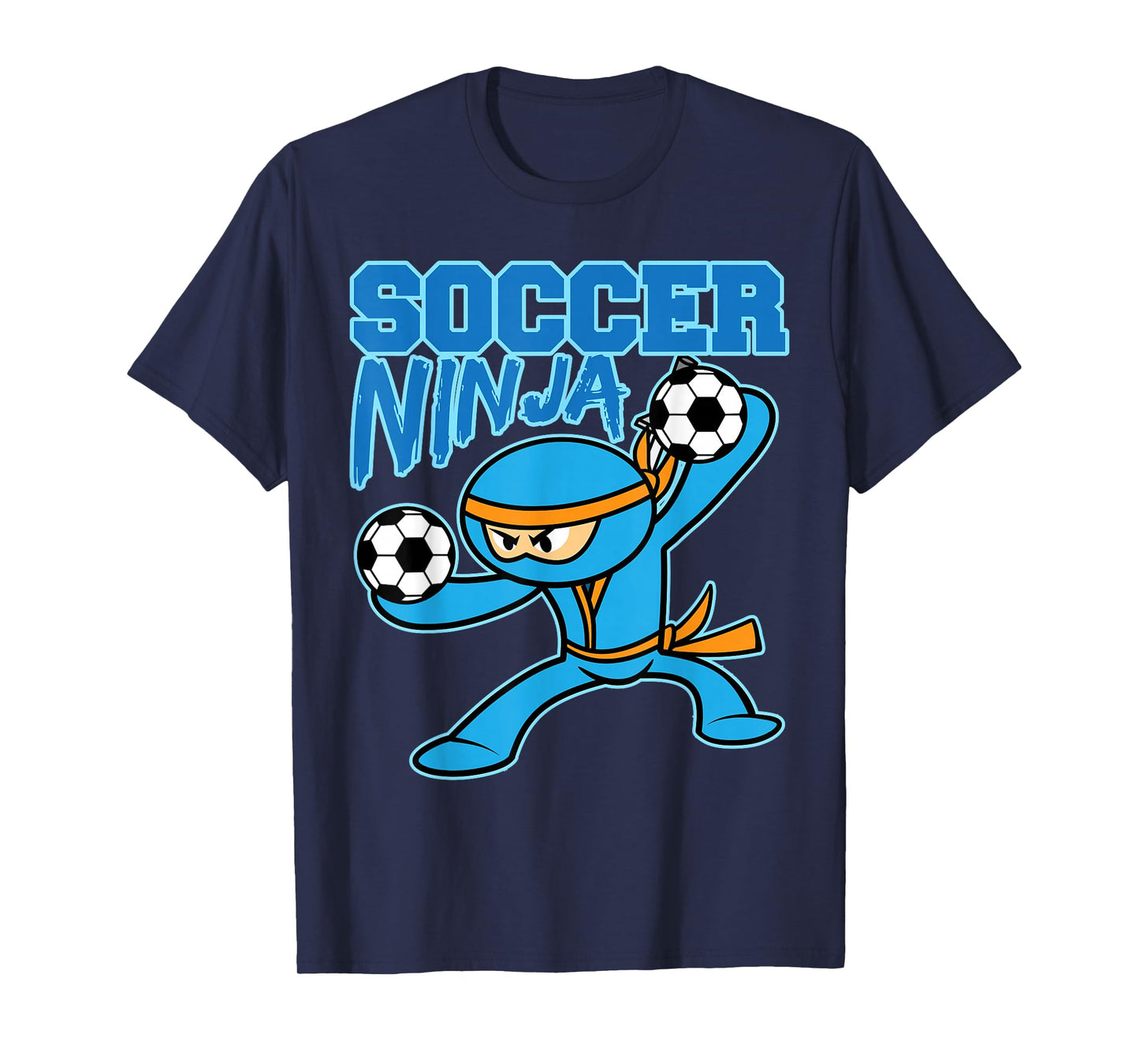 Soccer Ninja Player Cute Football Lovers Funny Gift T-Shirt