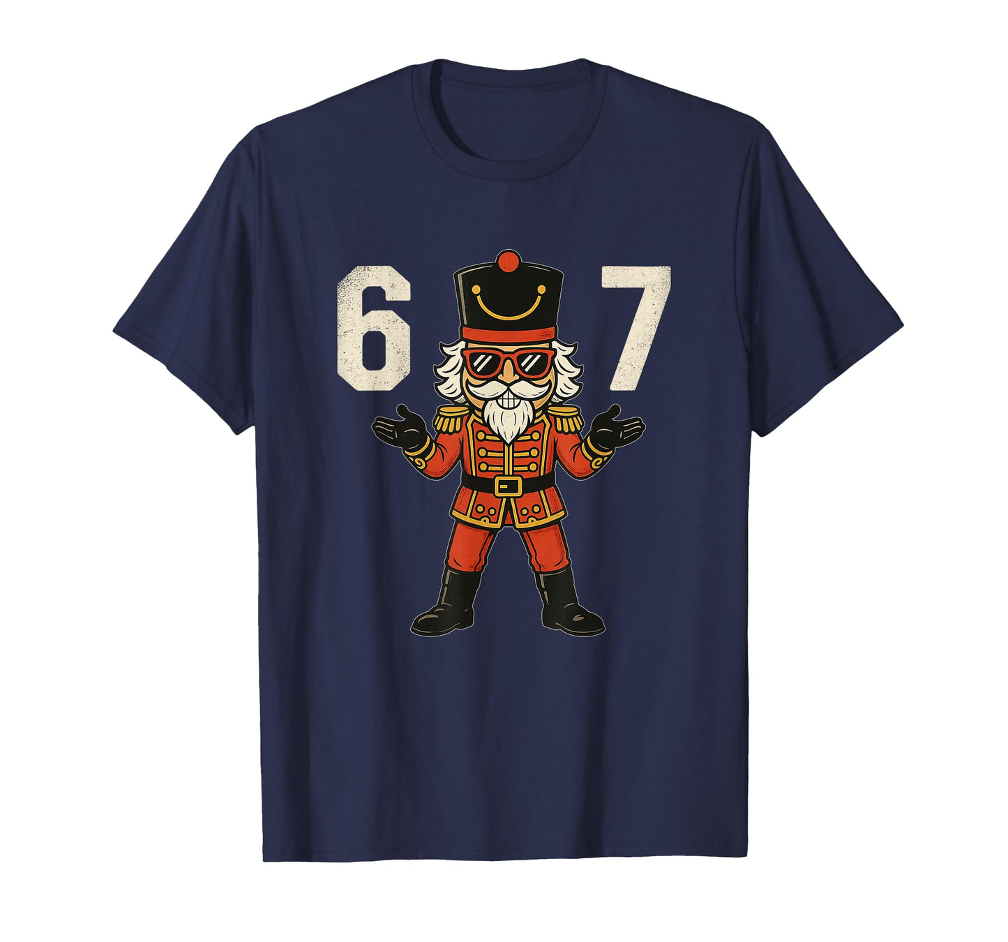 67 Christmas Nutcracker Six Seven 6 7 Boys Christmas Pajamas T-Shirt