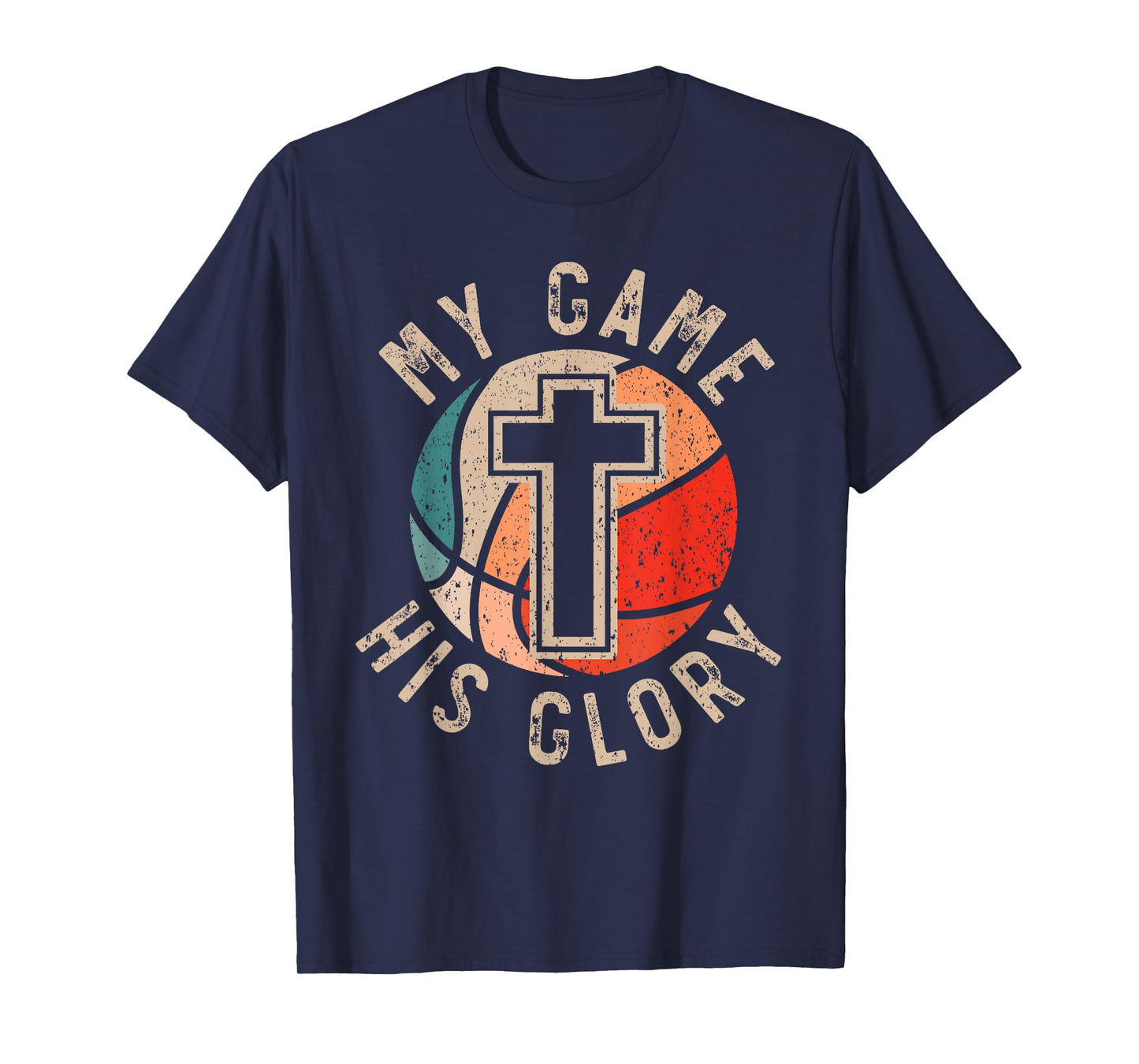 Basketball And Jesus Christ Christian Believer Hooper T-Shirt