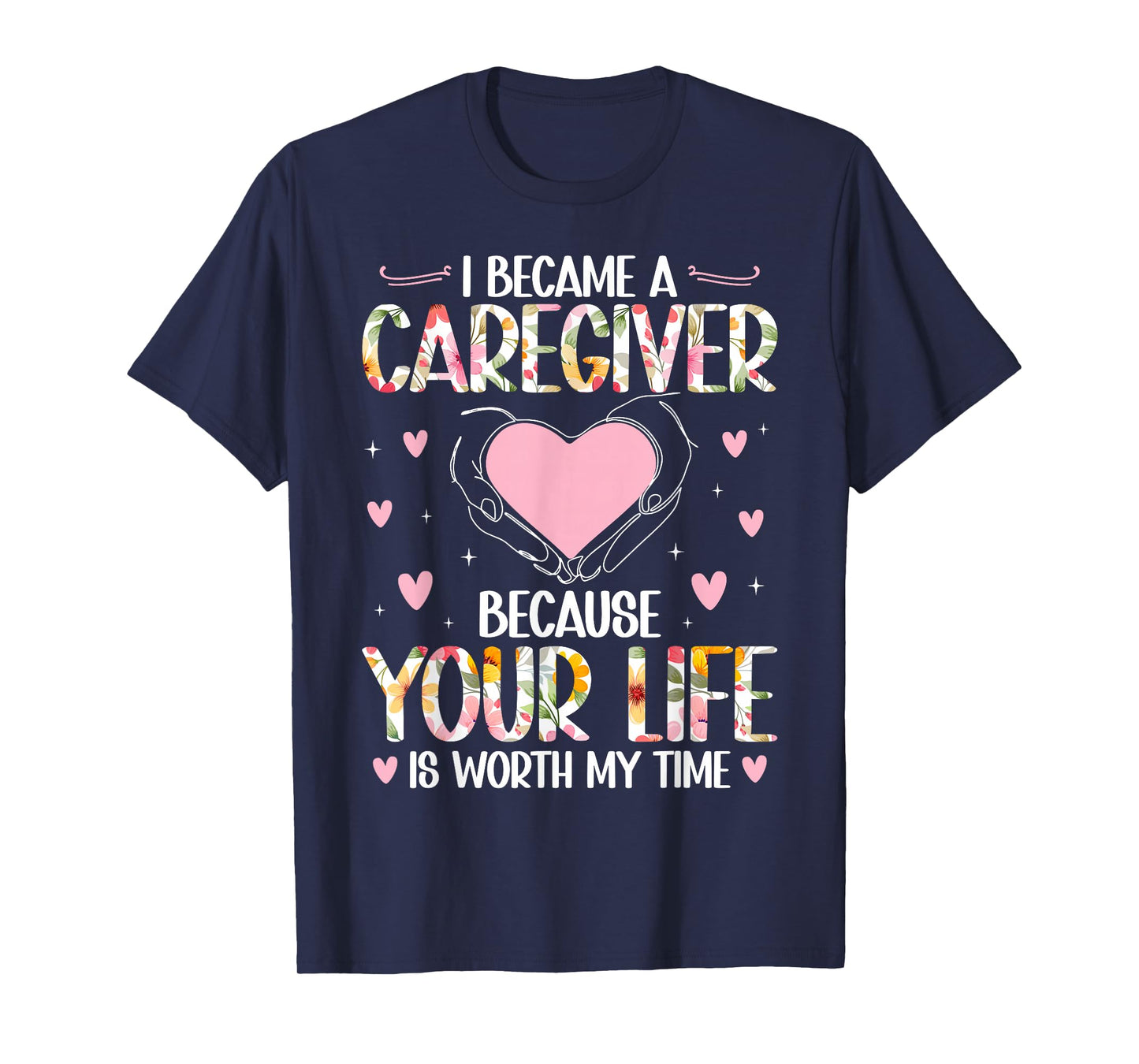 I Became A Caregiver Caregiving Caregivers T-Shirt
