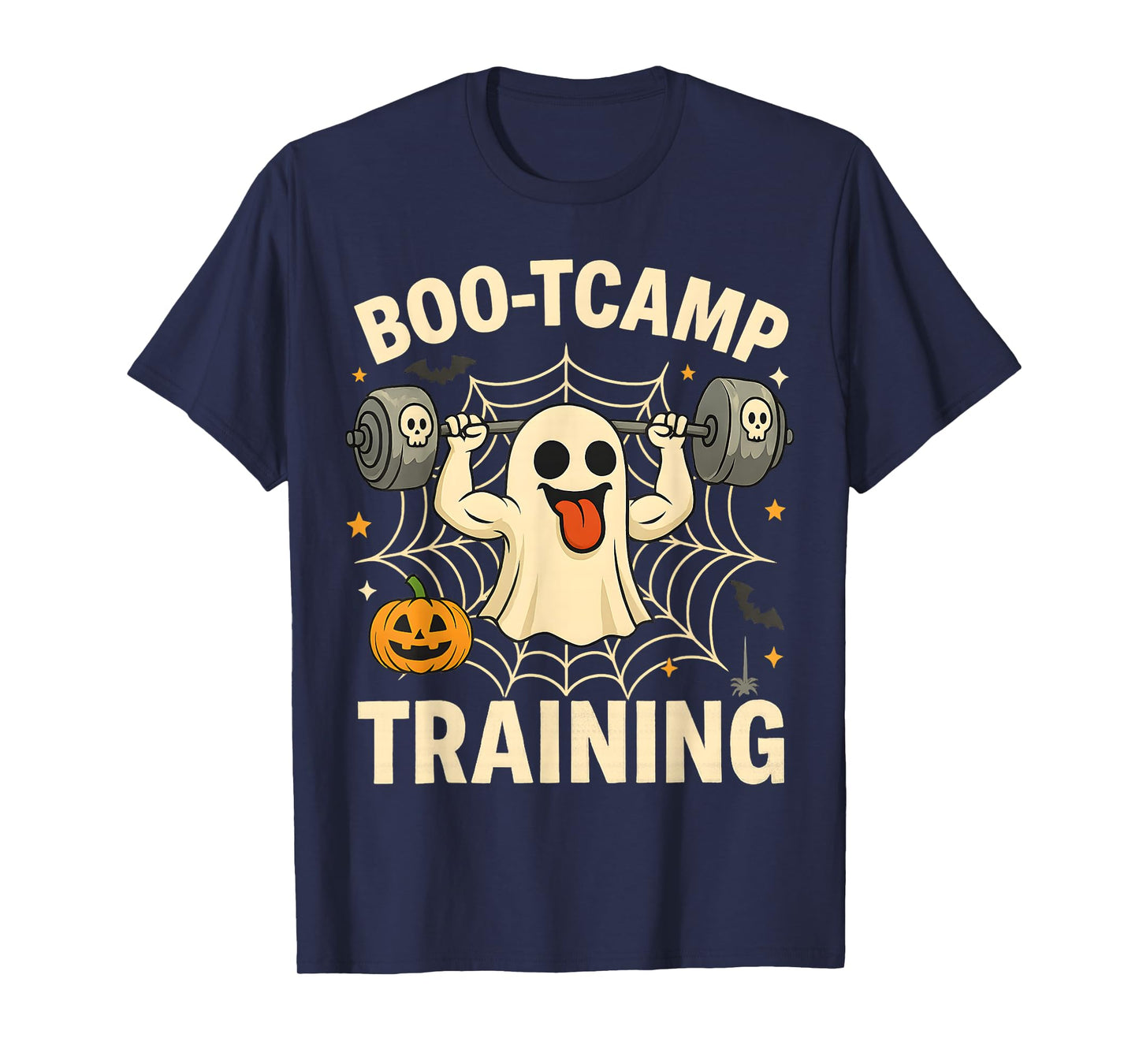 Boo-tcamp Training Funny Halloween Workout Gym T-Shirt