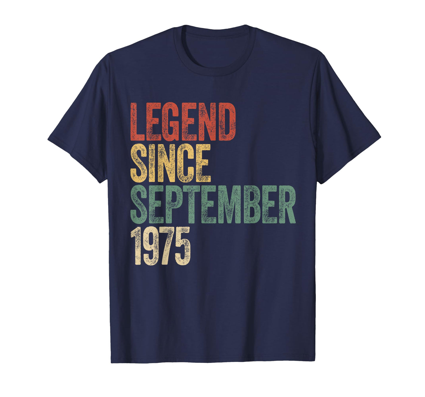 Legend 1975 50th Birthday Gifts for Men Women 50 Years Old T-Shirt