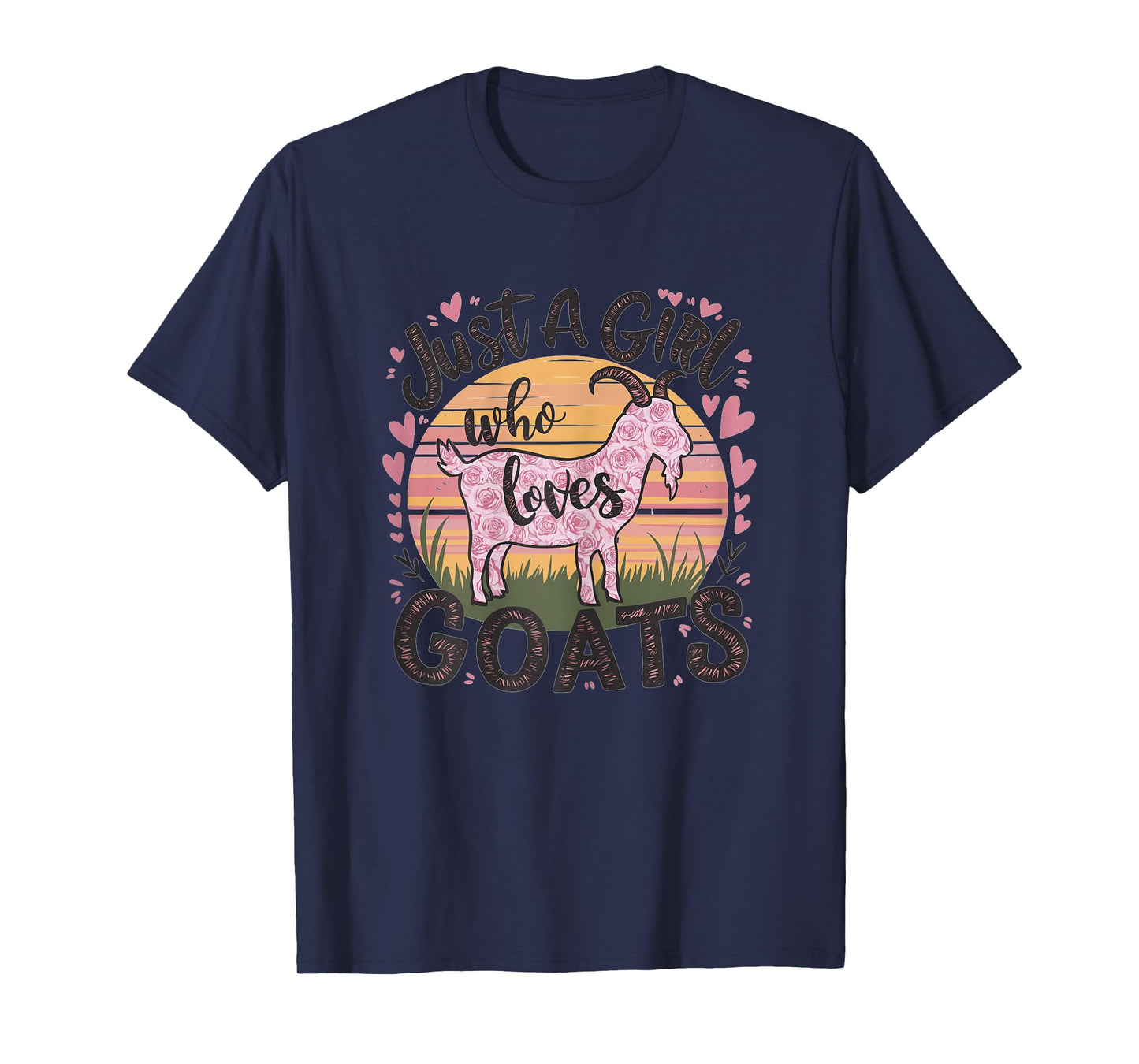 Goat Just A Girl Who Loves Goats T-Shirt