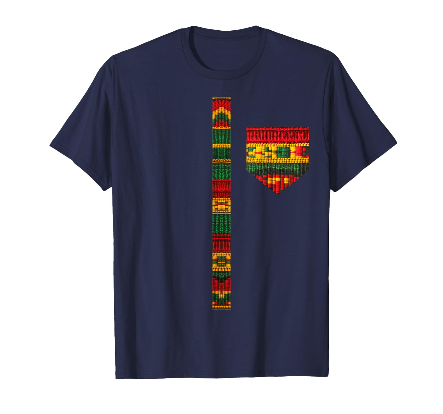 African Print Dashiki Kente Art Men Boys Black History Month T-Shirt