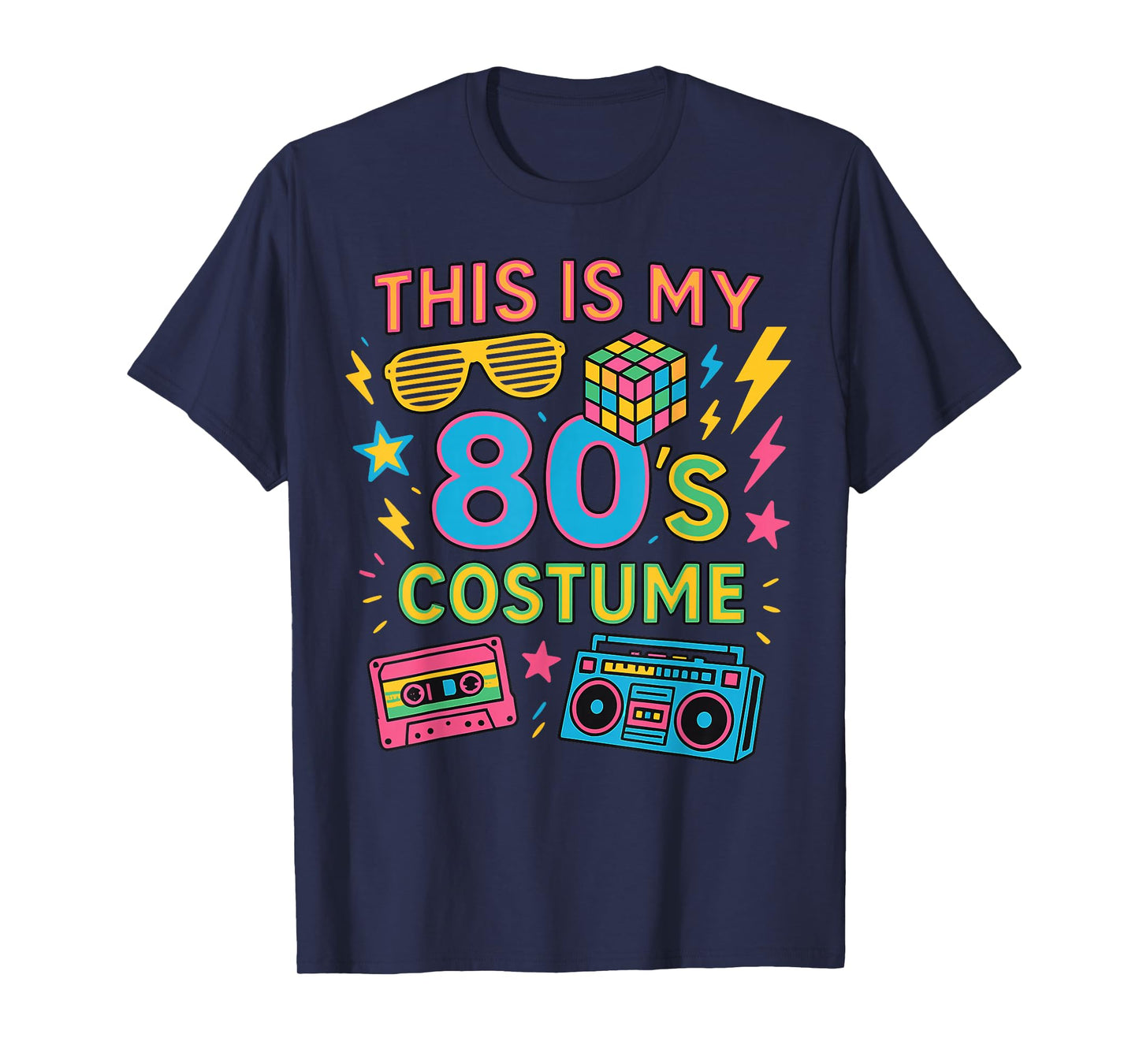 This is My 80s Costume 80's Party for Women Man T-Shirt