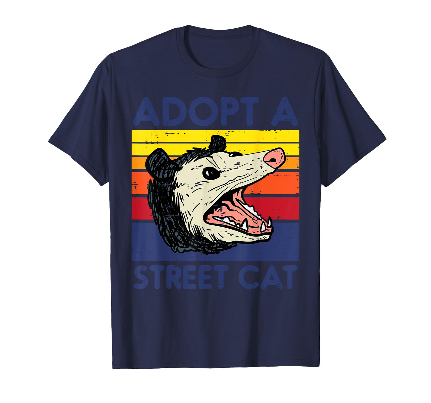 Opossum Adopt A Street Cat Possum Animal Pet Men Women Kids T-Shirt