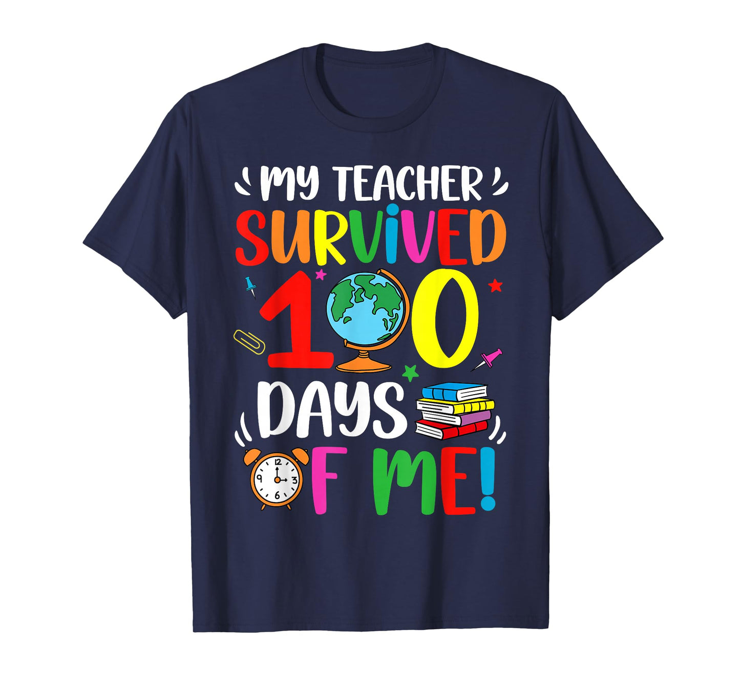 100 Days of School Shirt Kids Happy 100th Day of School 2026 T-Shirt