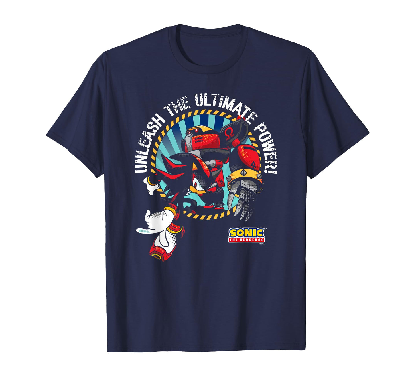 Sonic The Hedgehog Shadow & Omega Unleash The Ultimate Power T-Shirt
