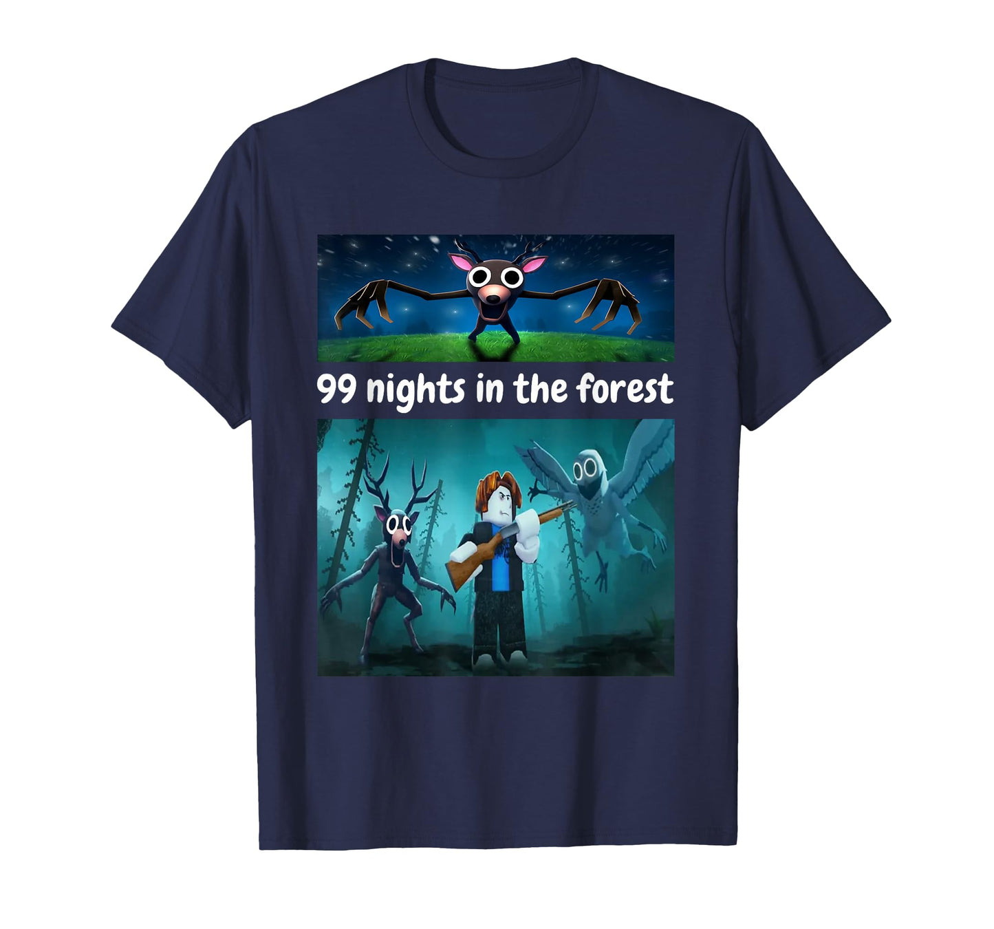 99 Nights in The Forest Birthday Costume for Boys Girls Teen T-Shirt