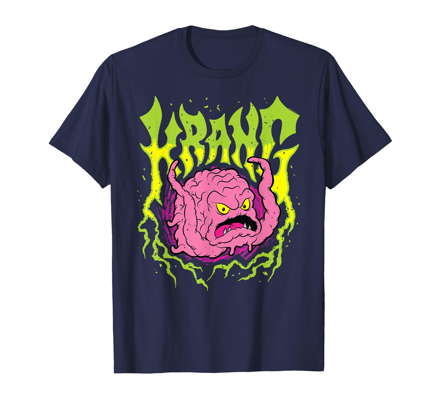 TMNT Heavy Metal Krang Retro Cartoon T-Shirt